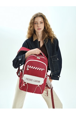 Pierre Cardin Sırt Çantası 07pct183 Kirmizi