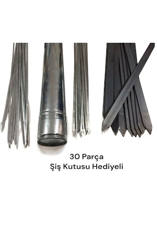 Mangal Seti -10 Adana Kebap Şişi,10 Ciğer Şişi,10 Kuşbaşı Şişi