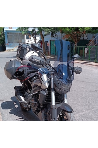 Dominar 250 Dominar 400 Tur Camı Montaj Demiri Cam Yükseklik 60cm X Üst Genişlik 40cm