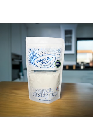 Organik Pirinç Unu 300gr Pestisit Analizli Organik Sertifikalı