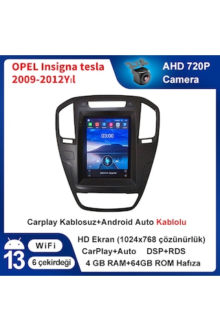 Opel Insigna Tesla 2009-2012yıl 4gb Ram 64gb Rom Multimedya Ca...