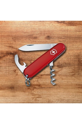 Lexroo İsviçre Çakısı, Waiter, Swiss Army Knife, Çok Amaçlı Alet, 9 Fonksiyonlu, Bıçak, Büyük Çok Renkli