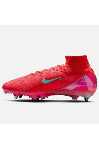 Nike Mercurial Superfly Sg-pro Mens Football Shoes Yumuşak Zemin Vidalı Profesyonel Erkek Krampon Pembe Pembe
