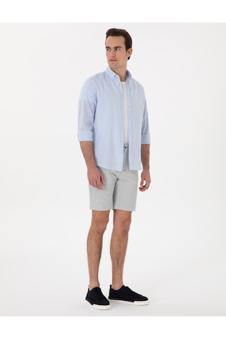 Pierre Cardin Erkek Gri Şort / Bermuda 50305289-vr024 Gri