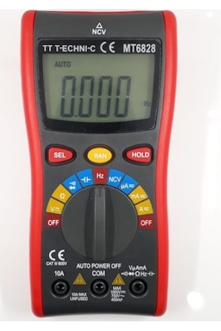 Wellhise MT 6828 Dijital Multimetre Ölçü Aleti