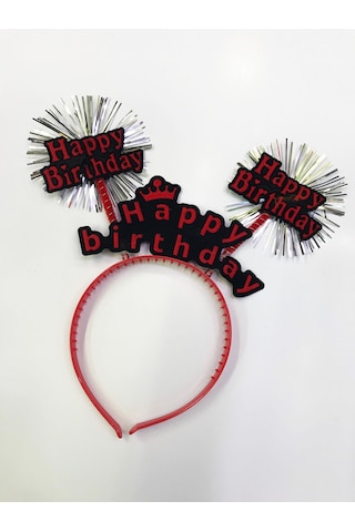 Happy Birthday Neon Renk Doğum Günü Tacı 12 Adet 5477 "