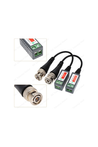 CCTV Kamera Video Balun 1 kanal Pasif Video Alıcı/Verici