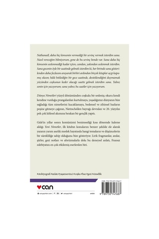 Dünya Nimetleri ve Yeni Nimetler - Andre Gide - Can Yayınları