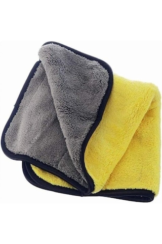 Nobera Profesyonel Oto Kurulama Bezi 750 Gsm Çift Taraflı Süper Emici Mikrofiber Bez 50x70 Cm Araç Cam Toz Temizlik Bezi