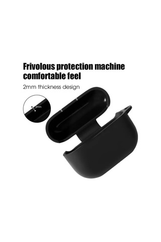 Redmi Buds 6 Pro Uyumlu Soft Silikon Kılıf+kanca Siyah Belirtilmemiş Belirtilmemiş Xiaomi Uyumlu Cn Diğer