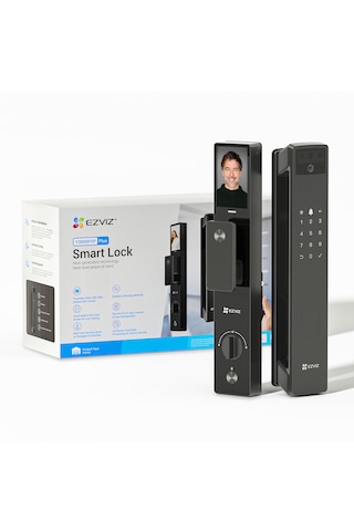 Ezviz Y3000fvp Plus, Aktif İnterkom Akıllı Kapı Kilidi Parmak İzi - Uygulama - Şifre - Kart - Yüz Tanıma - Avuç İçi Okuma Akıllı Otomatik Wifi Kapı Kiliti