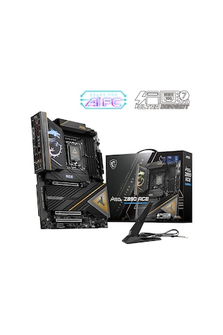 MSI MEG Z890 ACE Intel Z890 9200 MHz (OC) DDR5 Soket 1851 ATX Anakart