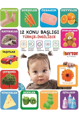 Diytoy İlk 100 Sözcük Flash Kart Oyuncak