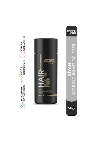 Saç Dolgunlaştırıcı Anında Dolgunluk Sağlayan Siyah Renk Fiber 50 Gr.