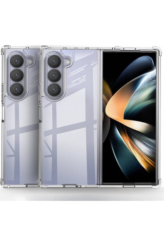 Samsung Galaxy Z Fold 6 Uyumlu Köşe Dolgulu Nitro Anti Shock Telefon Kılıfı Kapak