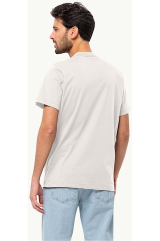 Jack Wolfskin Essential T M Erkek T-shirt-28378-krem Krem