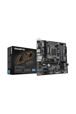 Gigabyte B760M DS3H Intel B760 5333 MHz (OC) DDR4 Soket 1700 mATX Anakart