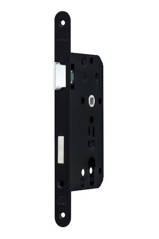 Hafele Gömme Kilit Barelli Tipi 55/18mm. Sağ Yönlü Mat Siyah Renk