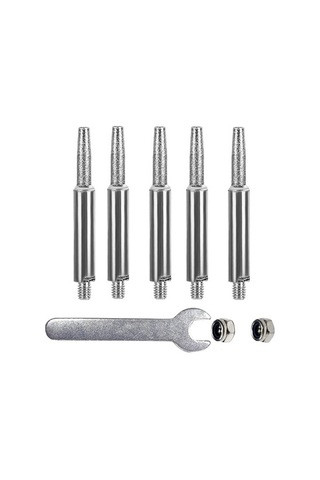 Lijinxu Çapak Bit Seti Sertlik 6mm Şaft Dıy Takı 5-adet-4.8mm