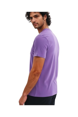 Ar-ma Erkek Regular Fit Pamuk Süprem Basic Bisiklet Yaka Tişört Y31344408002 Mor 2XL