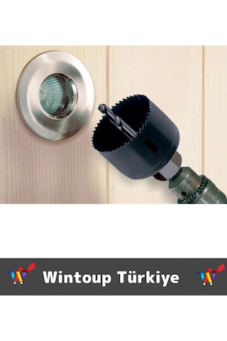 Premium Ağaç Kesme Testere Matkap Ucu Takımı Alçıpan Tavan Kesme 8 Parça Panç Seti