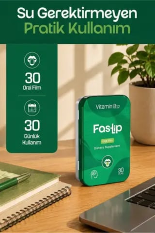 Fastlip B12 Vitamin Strip Form - 30 Film Tablet