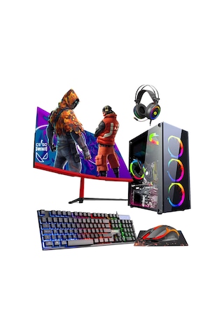 Gamepage Magic X50 i5-3470 16 GB 1 TB HDD+256 GB SSD GT730 23.8" Curved Masaüstü Oyuncu Bilgisayarı