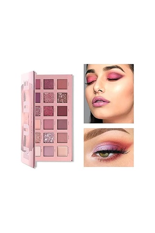 Huda Beauty 18 Renkli Profesyonel Çıplak Göz Farı Paleti Diğer