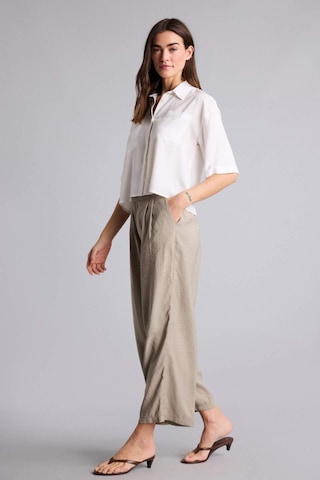 Defacto Wıde Leg Fermuarlı Normal Bel Düz Paça Tencel Pantolon H1929ax26smkh341 Haki-kh341