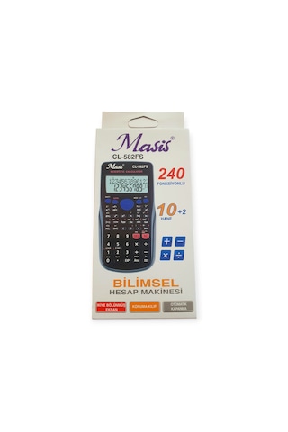 Masis Cl-582fs Bilimsel Hesap Makinesi 240 Fonksiyonlu Siyah
