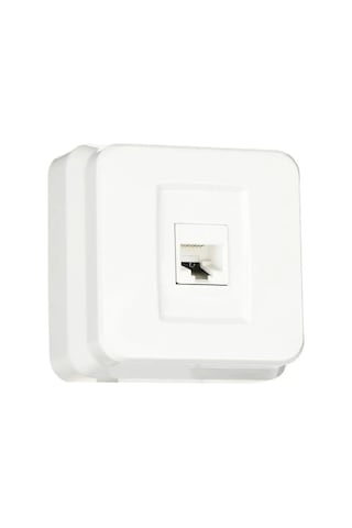 Fantasy Misya Tekli Data Prizi Rj45 Cat6 , Beyaz