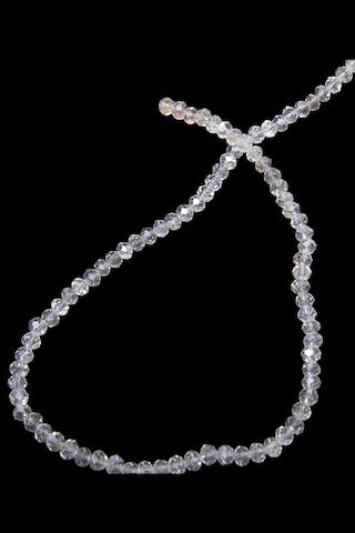 4 Mm Şeffaf Az Janjan Piramit Kristal Cam Boncuk 1 Dizi - 85 Adet