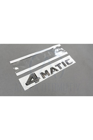 Mercedes E Serisi W212 S212 2009-2014 4matic Bagaj Yazısı Krom