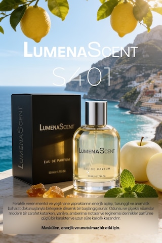 Lumena Scent Woody S401 Erkek Parfüm EDP 50 ML