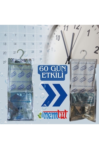 Nem Tutucu Alıcı Rutubet Giderici Önleyici Korozyon Önleyici Koku Giderici 1 Kg (1 Kutu - 2 Paket)