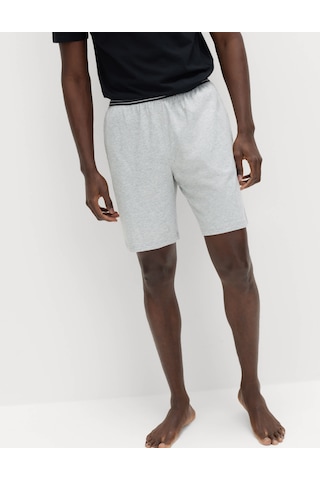 Marks & Spencer 2'li Pijama Şortu T07000075 Gri