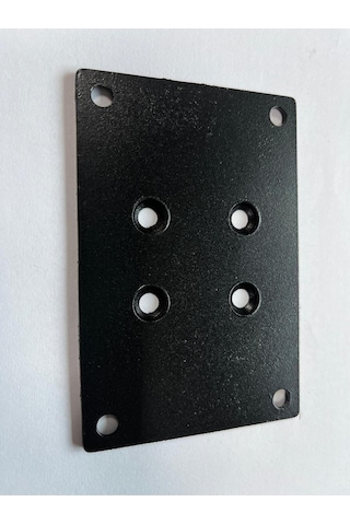 Fbt Mobilya Bağlantı Üst Metal Aksamı Metal Parça Sadece 1 Adet Si Yah Metal Parça Ahşap Rengi