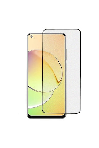 Realme 10 4g İçin Tam Kaplayan Çerçeveli Mat Cam Koruma - Al3124