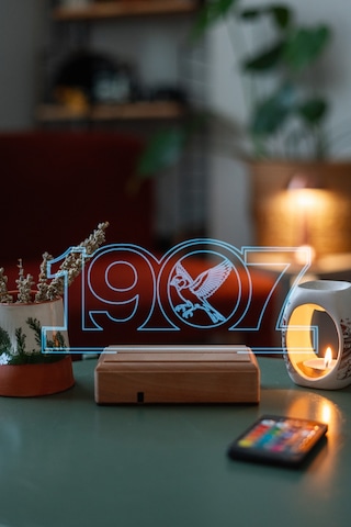 1907 Sarı Lacivert Kanarya Taraftar 16 Renk Kumandalı 3d Gece Lambası