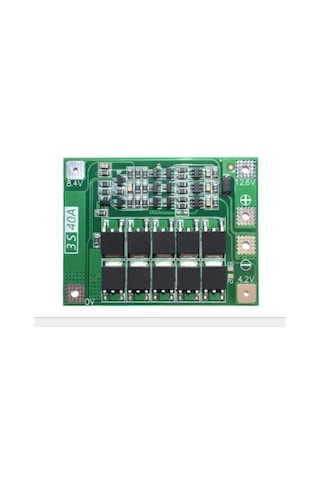 Meltis 3S 40A Bms 12 6V 18650 Lityum Pil Şarj Koruma Modülü