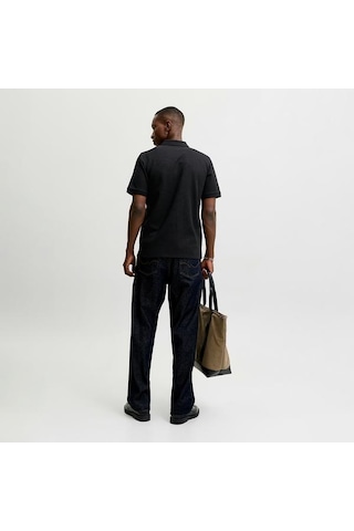 Jack & Jones Jack&jones Austin Erkek Siyah Polo Yaka Tişört