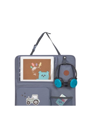 Lassig Happy Prints Organizer Tractor Mavi