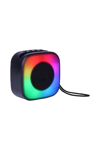 Taşınabilir 2inch Mini Şarjlı Speaker Rgb 5w Bluetooth Hoparlör