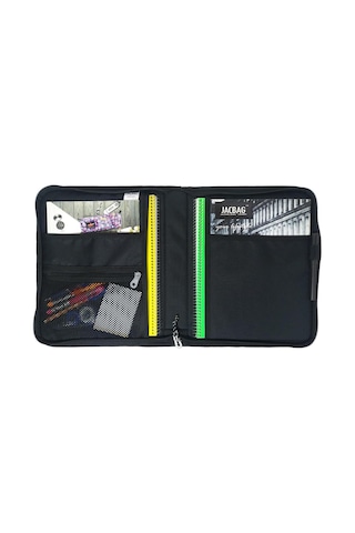 Jacbag Organizer Fermuarlı Dosya Çanta A4 Kırmızı