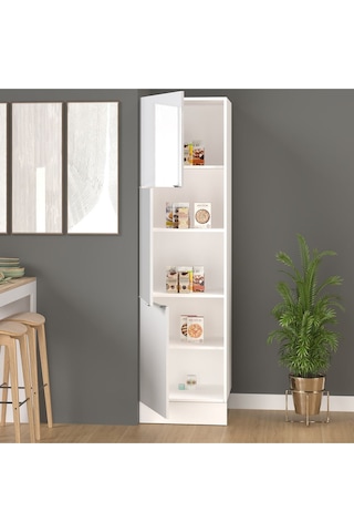 60 Cm Efil Boy Dolabı Mdf Beyaz