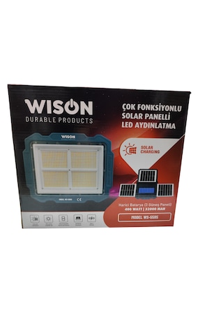 Wison Ws-5585 Solarpanelli Led Aydınlatma 400w