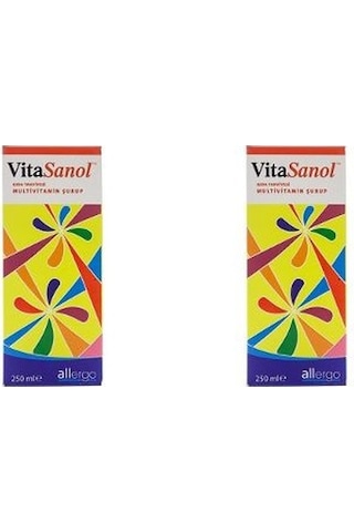 Vitasanol Multivitamin Şurup 250 Ml 2 Adet