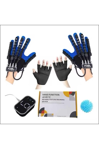 El Egzersiz Eğitim Rehabilitasyon Robot Eldiveni Sol El