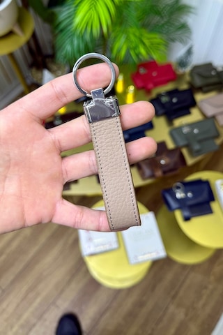 Vizon Hakiki Deri Premium Anahtarlık Kişiye Özel İsim Baskılı