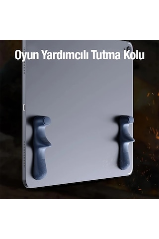 Memo Pb02 2 Adet Tablet İçin Yapışkanlı Silikon Oyun Yardımcı Tutma Kolu- 5775 Renk: Lacivert